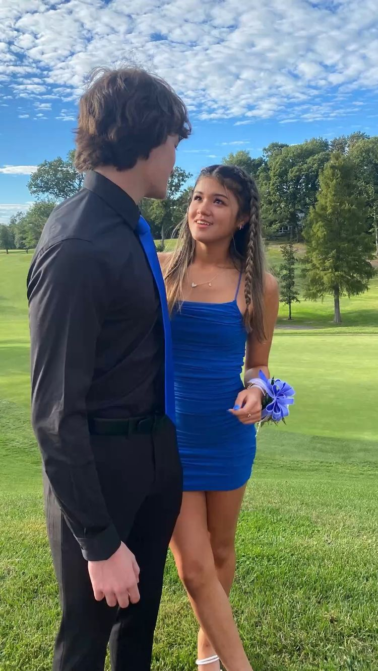 Sexy Royal Blue Bodycon Dress,Royal Blue Mini Dress,Short Homecoming Dress Y2231