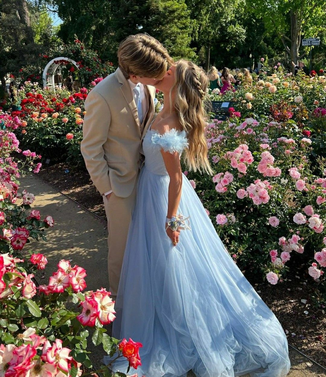 Elegant Off Shoulder Blue A Line Prom Dress,Blue Graduation Dress Y4438