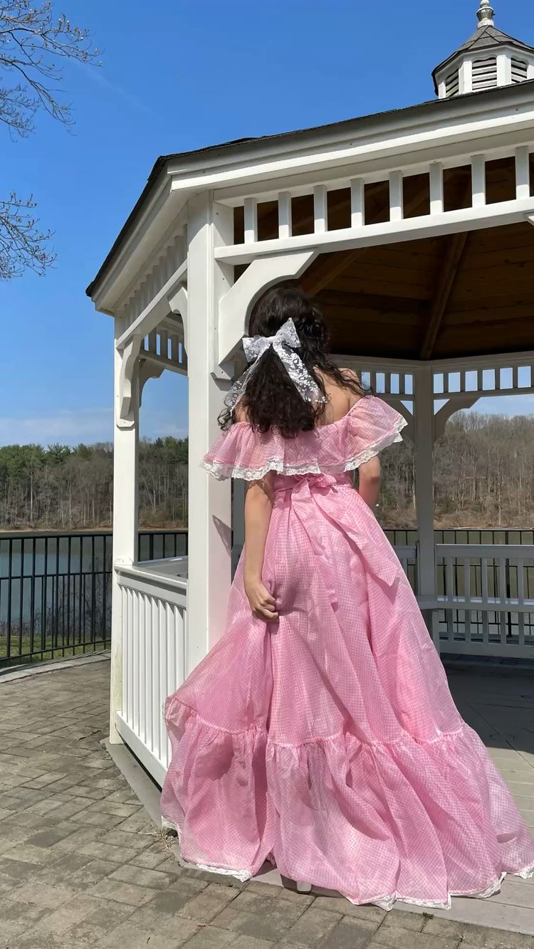 Off The Shoulder Pink Fairy Dress Long Prom Dress Y2683