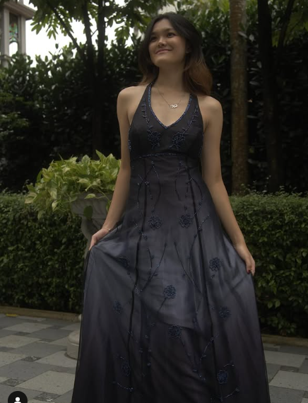 Vintage V Neck A Line Formal Prom Dress Sexy Evening Gown Y7914