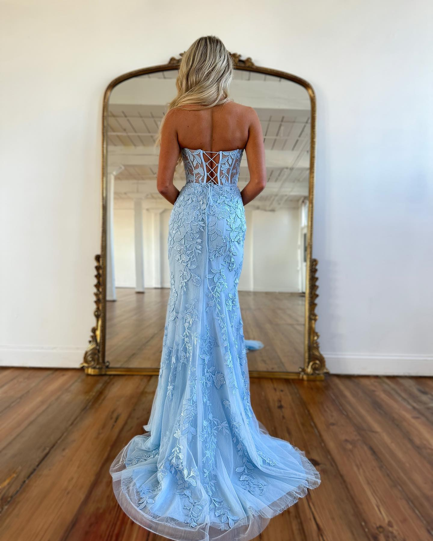 Sweetheart Neck Pink Mermaid Lace Prom Dresses, Pink Mermaid Lace Formal Graduation Dresses Y1549