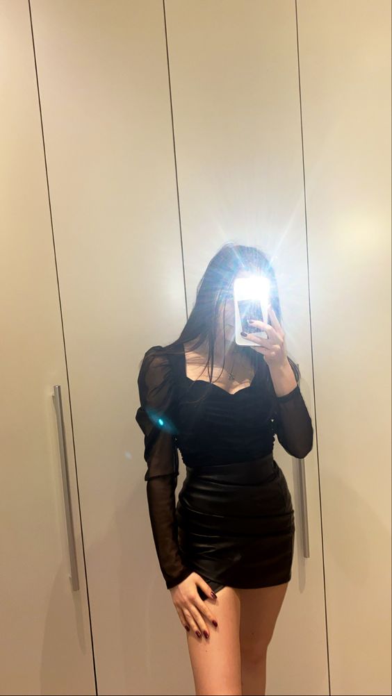 18th Birthday Outfit Black Sexy Bodycon Dress Mini Homecoming Dress Y702