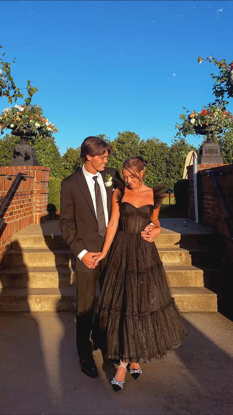 Generous Black Sleeveless A-line Prom Dress,Wedding Reception Dress Y1064