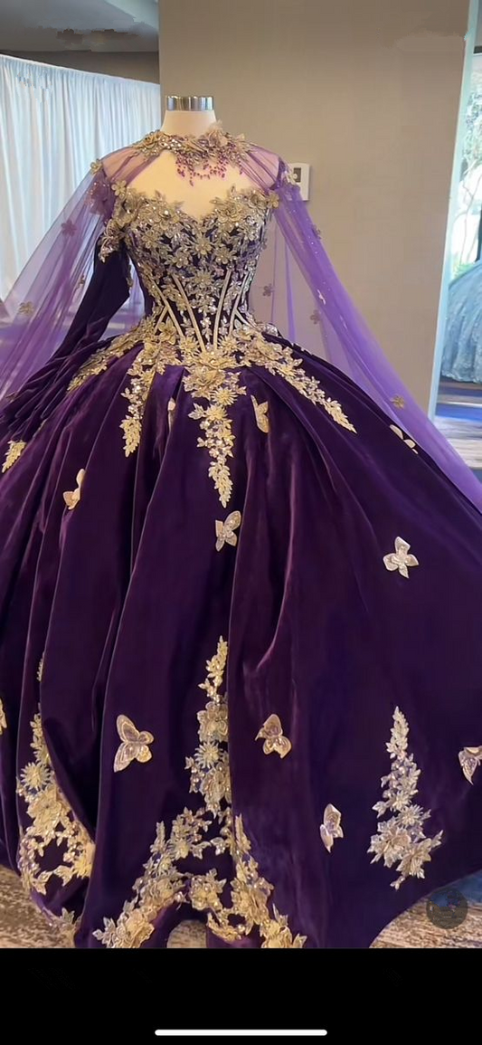 Stunning Purple Princess Quinceanera Dresses Ball Gown,Purple Sweet 16 Dress Y6560