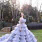 Gorgeous A-line Tulle Layered Ball Gown Sweet 16 Dress Y2642