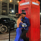 Classic Royal Blue Mermaid Evening Dress with Train  Y4229