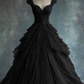 Elegant Blue Tulle Lace Ball Gown Formal A Line Quinceanera Dress Y7797
