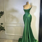 Emerald Green Mermaid Prom Dress,Charming Emerald Green Evening Dress Y6435