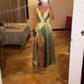 Classic A-line V Neck Prom Dress,Graduation Dress Y7158