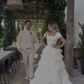 Chic Tiered Tulle Wedding Dress,Vintage Wedding Dress Y4266