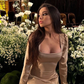 Vintage Square Neckline Long Evening Dress,Simple Prom Gown Y5665