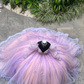 Vintage Tulle Ball Gown,Sweet 16 Dress,Princess Dress Y2353