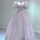 Puff Sleeve Appliques Quinceanera Dress,Sweet 16 Dress,Ball Gown Y2205