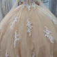 A-line Lace Tulle Ball Gown Sweet 16 Dress Y4013