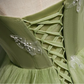Girls Formal Evening Dress Women’s Prom Dresses Party Graduation Gowns Long Green Party Dresses Y4379