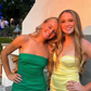 Cute Yellow Bodycon Dress,Yellow Mini Homecoming Dress Y2240