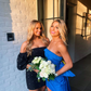 Cute Blue Strapless Homecoming Dress,Chic Party Dress  Y2134
