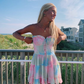 Lovely Strapless A-line Homecoming Dress Rainbow Dress Y2794