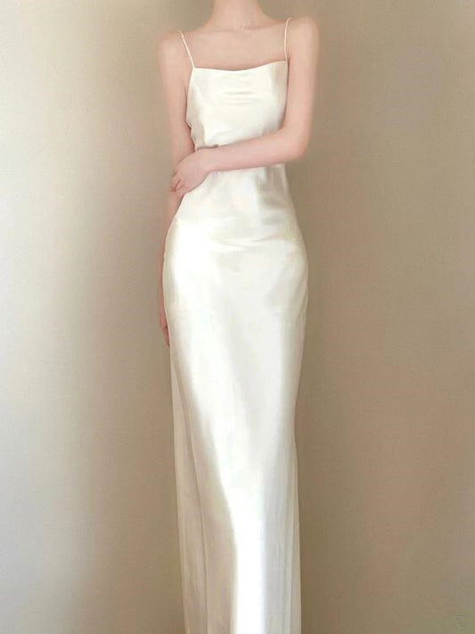 Elegant Spaghetti Straps Long Prom Dress,Formal Gown,Trendy Prom Dress Y7412