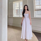 Charming White A-line Prom Dress,White Prom Gown Y2553