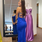 Royal Blue Mermaid Long Prom Dress,Elegant Evening Dress  Y7228