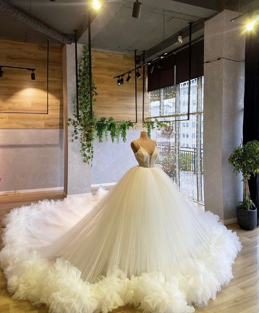 Charming A-line Tulle Ball Gown Puffy Dress Sweet 16 Dress  Y6551