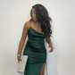 Elegant Emerald Green Long Evening Dress,Sheath Emerald Green Formal Gown Y2177