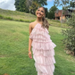 18th birthday dress Long Pink Prom Dress Y77