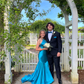 Charming Aqua Blue Mermaid Prom Dress,Senior Prom Dress Y5940