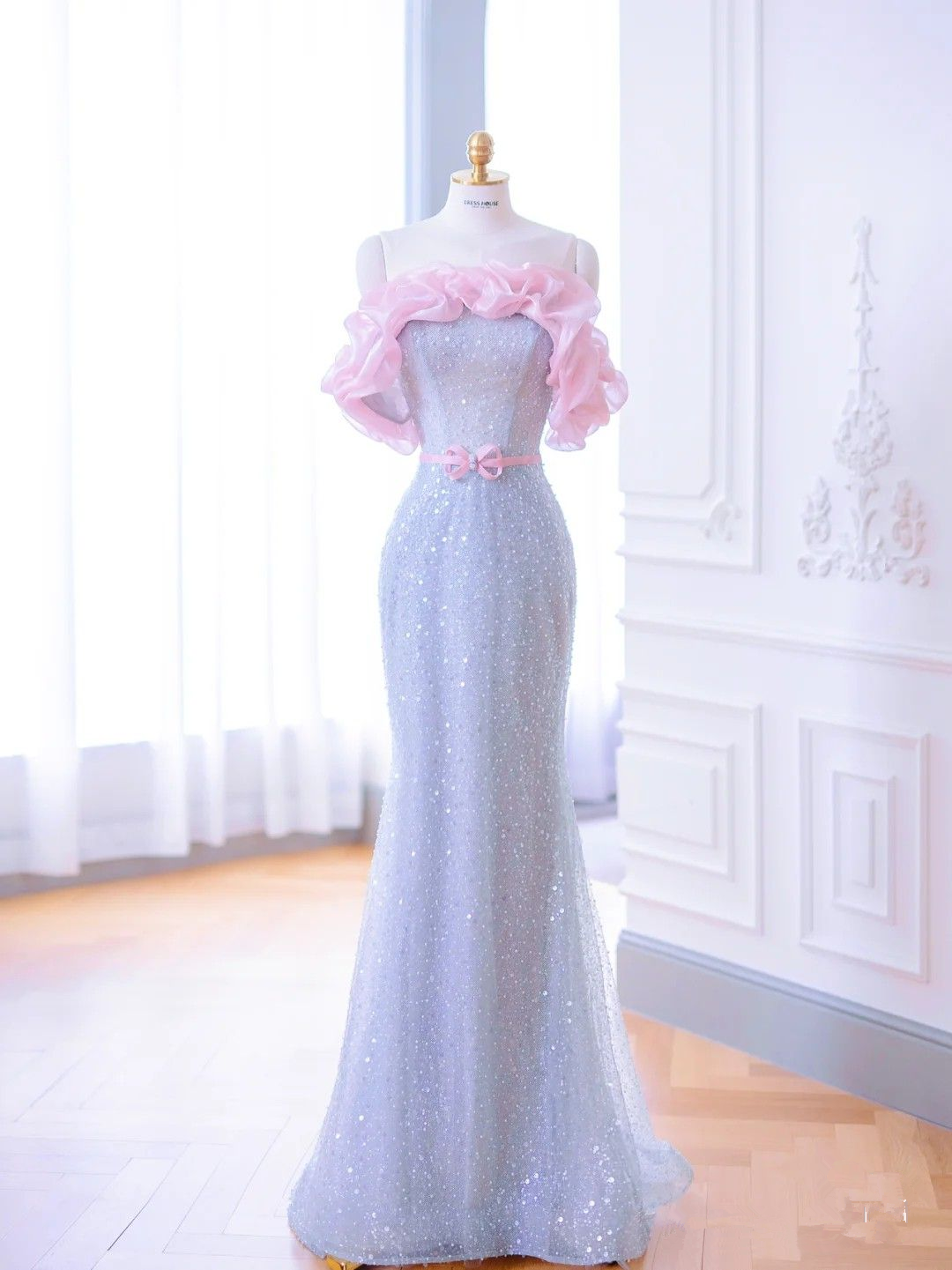 Elegant Mermaid Long Prom Dress Charming Evening Dress  Y2587
