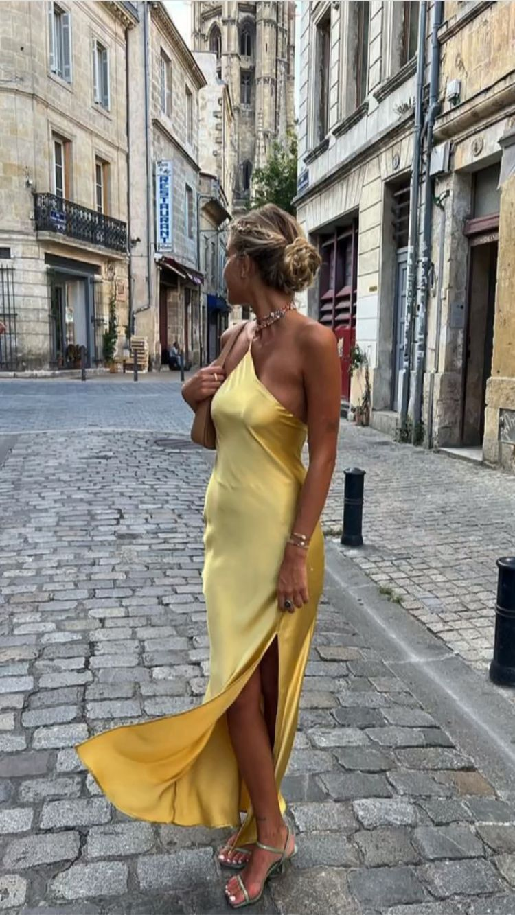 Backless Yellow Prom Dress,Sexy Yellow Prom Gown Y3036