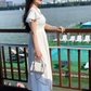 Elegant White A-line Prom Dress,White Formal Dress,Y2429