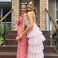 18th birthday dress Long Pink Prom Dress Y77