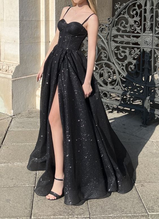 Black Prom Dress,Long Prom Dress,Fashion Sexy Party Dress, Style Evening Dress Y6113