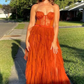 A-Line Sweetheart Lace and Tulle Prom Dresses Formal Evening Gowns  Y4268