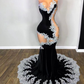 Black Prom Dresses, Sexy Formal Dresses, Lace Applique Evening Dresses, Formal Occasion Dresses Y5988