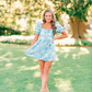 Retro Style Floral A-line Short Homecoming Dress,Summer Outfit Dress Y2957