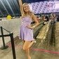 Cute A-line Lilac Homecoming Dress with Butterflies ,Y2474