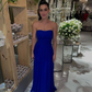 Classy Royal Blue Floor Length Evening Dress,Royal Blue Bridesmaid Dress Y4705