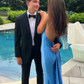 Blue Mermaid Prom Dresses Evening Dress Y4622