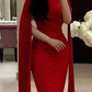 Red prom dresses beautiful, mermaid prom dress  Y5558