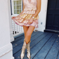 Cute A-line V Neck Tiered Homecoming Dress ,Y2529