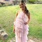 18th birthday dress Long Pink Prom Dress Y77