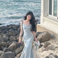 Elegant Summer New Fashion Evening Party Vintage Female Dress Mermaid Prom Dress Y6285