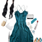 A-line Turquoise Sleeveless Homecoming Dress,Fall Dress Y3078