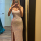 Sexy Backless Prom Dress Mermaid Sparkling Sequin Evening Dress For Women Y4805