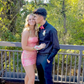 Pink Sequins Homecoming Dress,Pink Party Dress  Y2244