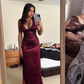 Long Formal Dress Womens Teal Strappy-back Satin Sleeveless Evening Dress Y2928