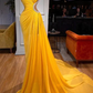 Bright Yellow Long Prom Dress Mermaid Prom Dress Y100