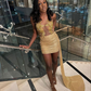 21th Birthday Outfit Dress Sexy Homecoming Dress For Black Girls Y1276